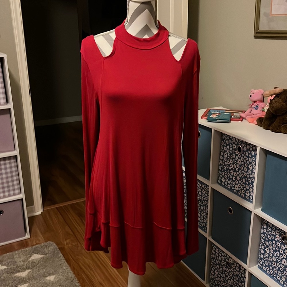 Free People Red Sweater